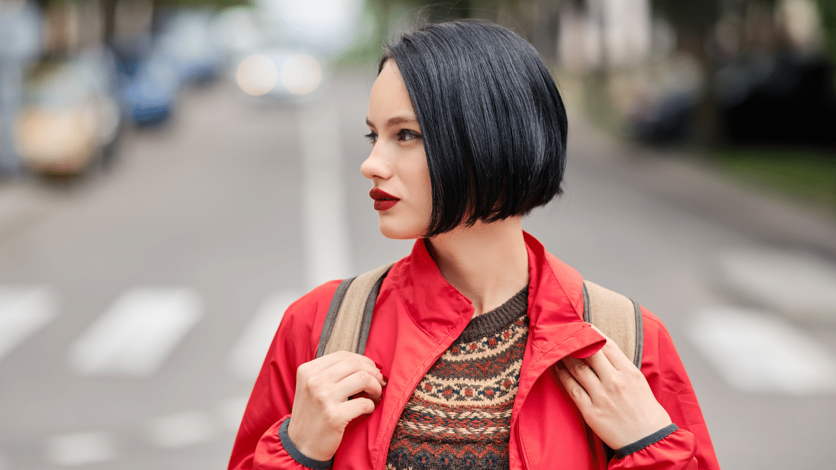 Der Square Bob 2025: kantiger Bob für moderne, stilvolle Eleganz.